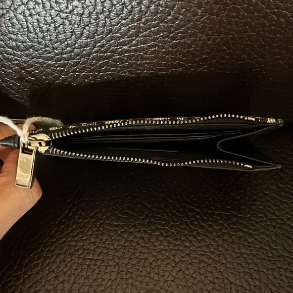 Dior X Kenny Scharf unisex oblique logo zip up card holder wallet pouch NEW - Picture 8 of 10